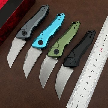 【台湾热销】熱銷卡秀7350高品質摺疊刀鋁合金柄迷你鋒利口袋折刀便攜小刀