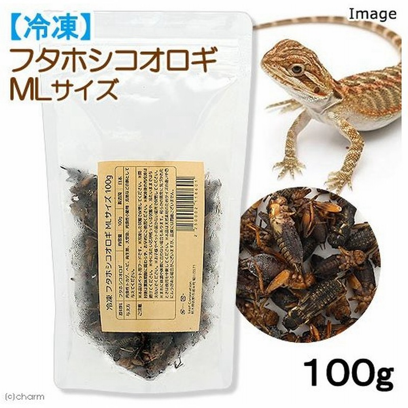 冷凍 冷凍フタホシコオロギ ｍｌサイズ １００ｇ 爬虫類エサ 無添加 無着色 別途クール手数料 常温商品同梱不可 通販 Lineポイント最大0 5 Get Lineショッピング