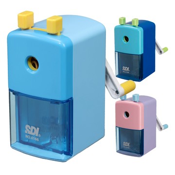 手牌 輕鬆轉大小通吃可調式削鉛筆機0166P (顏色隨機出貨)