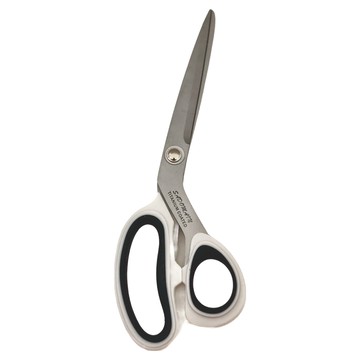 SADOMAIN 仙德曼 高級不鏽鋼鈦裁縫剪刀 TPR塑膠握手  白色 + 深藍色  1支