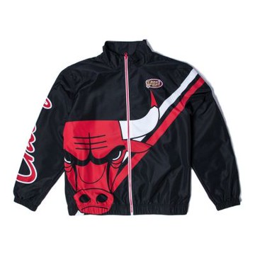 M&N EXPLODED LOGO WARM UP JACKET 熱身外套 公牛隊 -OJZP4995-CBUYYPPPBLCK