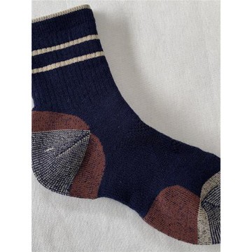 外貿尾單80%美利奴羊毛保暖吸濕排汗女戶外登山加厚全毛圈中筒襪