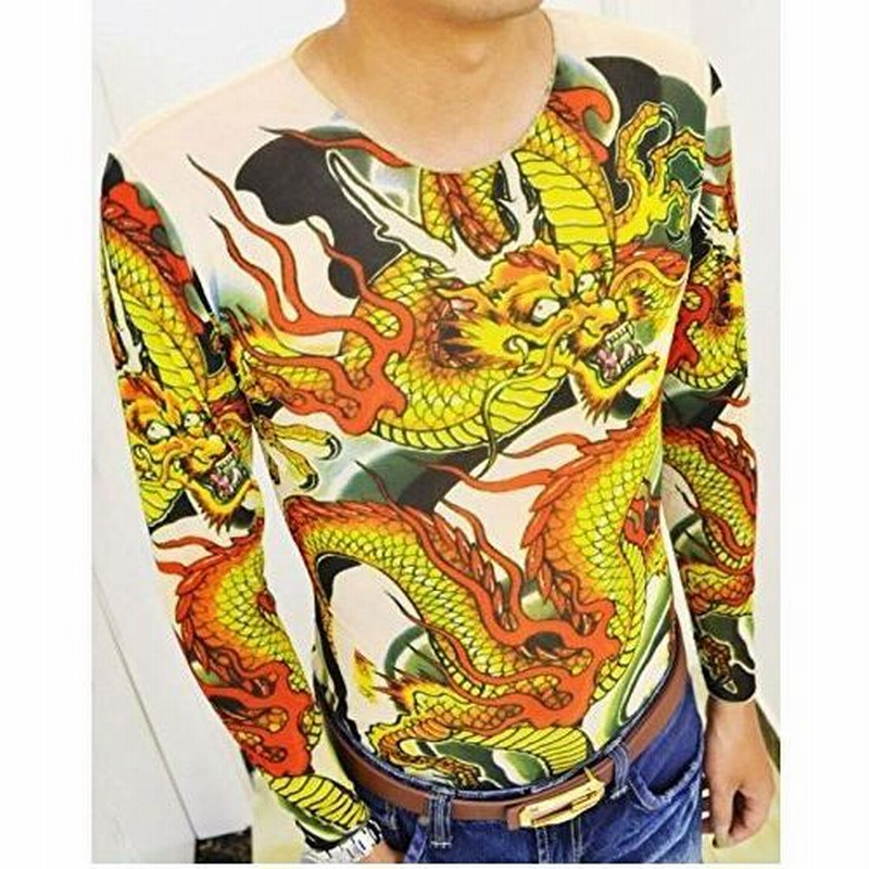 タトゥー 刺青 Tシャツ 和柄 【 入れ墨 シャツ 】 Tattoo 和彫り