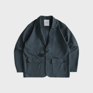 DYCTEAM - RePET Buckle Loose blazer (gray blue)