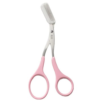 KAI 貝印 眉毛剪 KQ-0977  粉紅色  1個