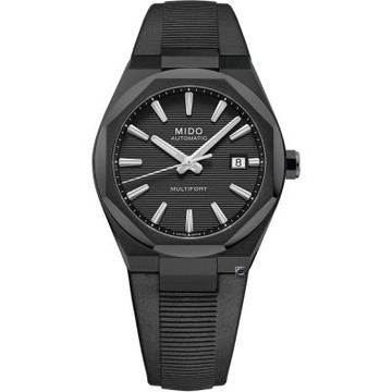 MIDO 美度錶 Multifort 8 One Crown 機械腕錶-40mm 黑 M0555073705100