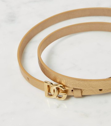 Dolce & Gabbana DG leather belt
