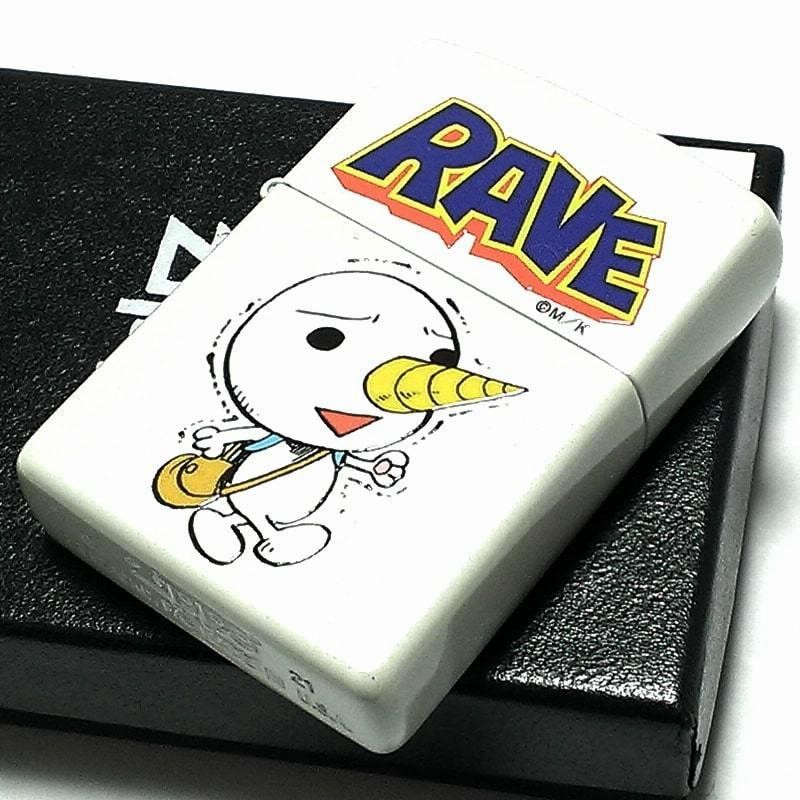 ZIPPO RAVE プルー レイヴ 可愛い ジッポ ライター 真島ヒロ ホワイトパール RAVEジッポ アニメ | LINEブランドカタログ