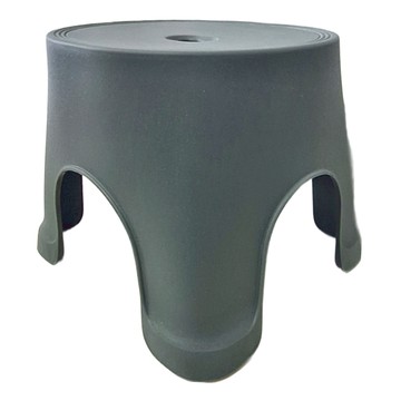 北歐風板凳，塑膠材質，[大號]，灰色  綠色  1個