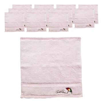 Arnold Palmer 雨傘牌 緞邊方巾 FZ-DC1405AP 12條  33 x 33cm  顏色隨機