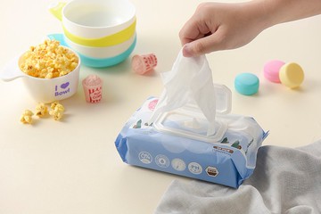 【彌月禮盒】EDI 純水濕紙巾(80抽加蓋)超值新生賀禮組X12入
