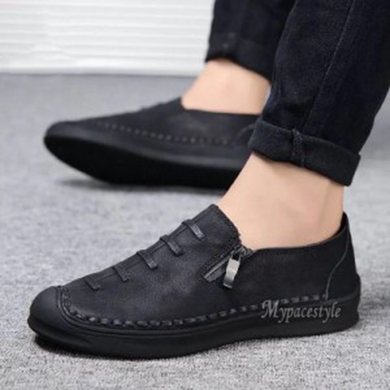 シンボル ループ 理解 フラット シューズ メンズ Vitahouse Jp