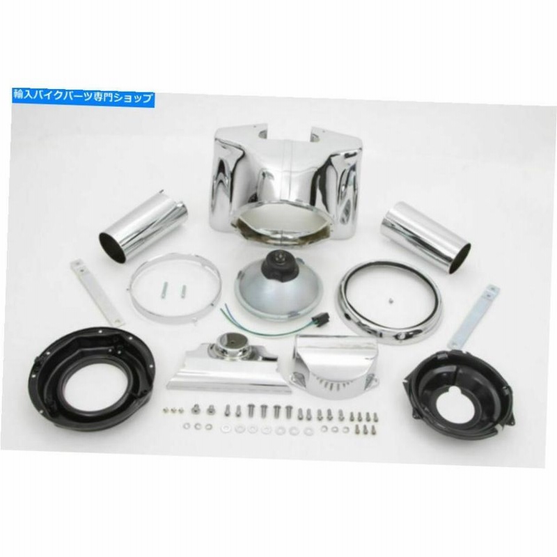 ハーレーFLSTCヘッドライトナセルキット中古　クローム 楽天市場】ハーレー ヘッドライト ナセル（バイク用品｜車用品