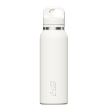 【GERM格米】可口可樂聯名款趣野運動保溫杯600ml-雪峰白(隨行杯/保溫瓶/保冰杯/水壺)