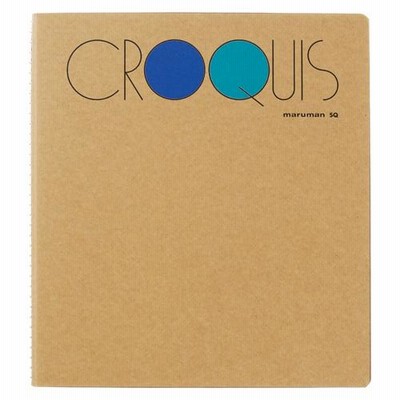 マルマン（SQ）ＳＱサイズ　白クロッキーブック（事務用品）（デザイン用品・画材）（スケッチブック）