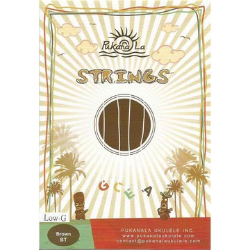 Pukana La X Worth 聯名 Brown BT 26吋 Low G 碳纖維 咖啡色 烏克麗麗弦 一般張力
