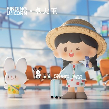 『現貨』羊蛋蛋 轉蛋 扭蛋 盒玩 正版 尋找獨角獸 卓大王 妙趣 旅行 環遊 環遊世界系列 盲盒 盲抽