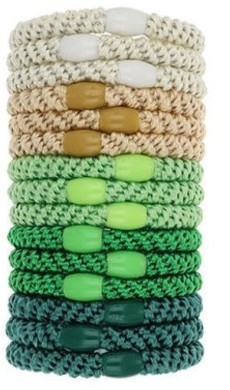 美國 L. Erickson 彈力髮圈-Lucky 粗款髮圈 分裝5入 不咬髮 名牌髮圈【南風百貨】