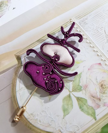 【盤扣原創設計】【客制化禮物】喜字胸針