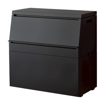 RISU｜SOLOW 掀蓋式多功能收納箱 250L黑色