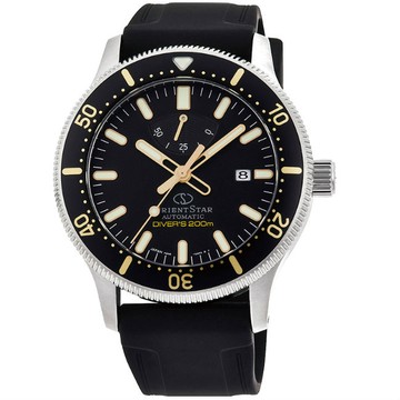 ORIENT STAR 東方之星 (RE-AU0303B) DIVERS 200M 系列 機械腕錶/黑面 43.6mm｜樂天領券現折★全館特惠中★指定刷卡回饋10%