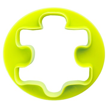 ibili Sweet 餅乾模 拼圖  黃綠色  1個