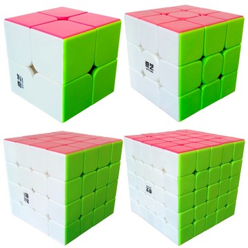 奇藝五魔方套裝全套初學者二三四五階金字塔鏡面比賽專用異形玩具