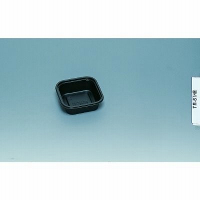 【50枚】TR-61H 黒 本体 （約350ml） 福助工業 使い捨て 業務用 弁当容器 テイクアウト お持ち帰り 丼 重 どんぶり 容器 （本体のみ） 50枚入