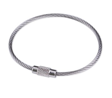 直徑4.5cm中號鋼絲鑰匙扣圈圈鑰匙圈鑰匙環創意實用汽車禮品