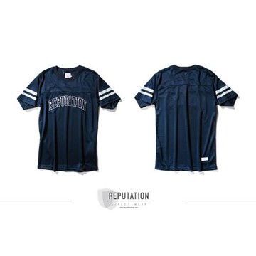 Reputation American Shirts TEE - 美式球衣素材TEE /  藍-行動
