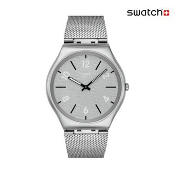 Swatch GETTING MESHY 超薄手錶/金屬手錶/男錶/女錶/瑞士製造 SS07S152M (42mm)