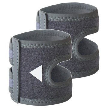 Gripit TFCC專業薄100%韓國產日常雙線護腕  Free(25 x 5.5cm)  2個  灰色