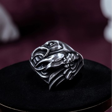 【JK銀飾】奧丁之力／925純銀-戒指