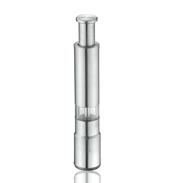 304不銹鋼磨芯封閉研磨器胡椒瓶磨粉器壓粉器創意廚房用品廚具
