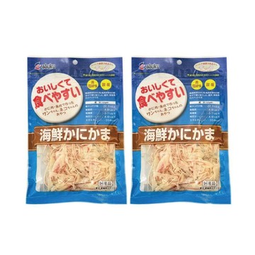 起司條/餅乾 日本藍 海鮮蟹肉絲  60g/包 兩包組