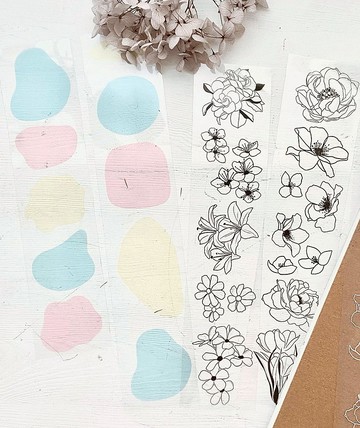 NO.6 / 花語影 flower language(紙膠帶/手帳/日誌)