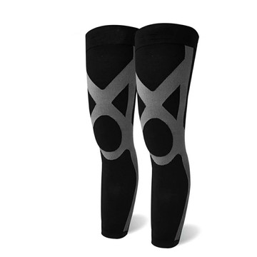 sNug C03010101 運動壓縮全腿套 適合各式運動 久站久坐工作者 台灣製 黑灰【iSport愛運動】