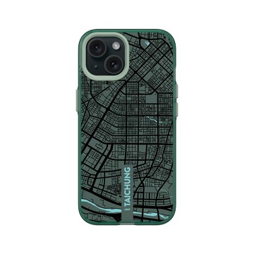 iPhone 15 Clear 憂墨綠 - JOCR - Taichung (Black Logo)