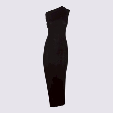 Rick Owens Black Wool Dress
