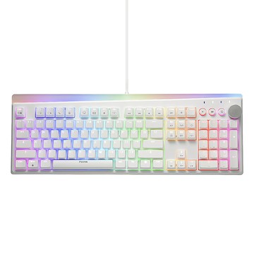 irocks 艾芮克 RGB 背光機械式有線鍵盤 原廠保固  白色  IRK71M  青軸