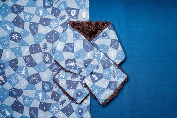 【平安夜曲】毛料短圍巾/圍脖/聖誕禮物