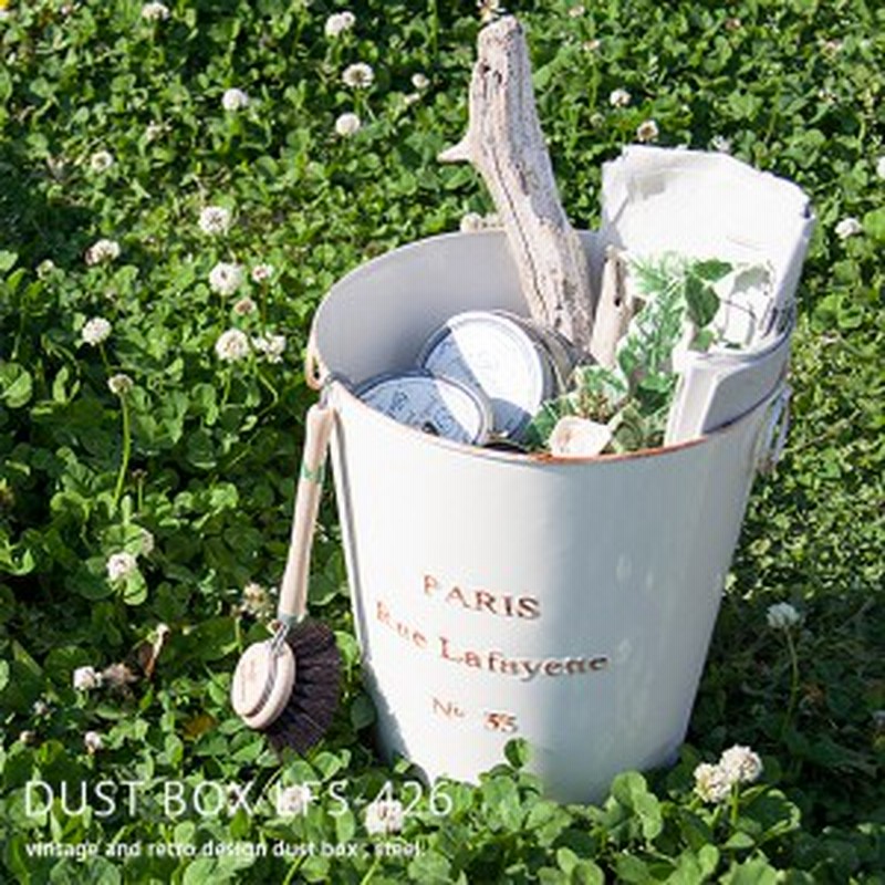 アンティーク調ブリキバケツ風ゴミ箱 Seaux アンティーク風ダストボックス 白家具 シャビーシック 送料無料 Dl 通販 Lineポイント最大1 0 Get Lineショッピング