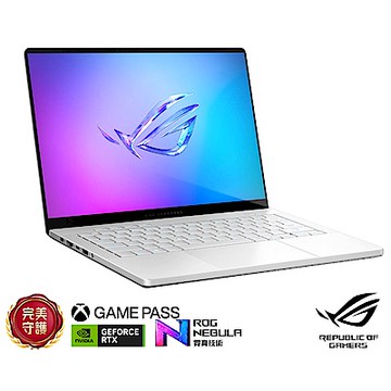 ASUS GA403WM 14吋3K電競筆電 (AI 9 HX370/GeForce RTX 5060 8GB/32GB/1TB SSD/鉑月銀/有燈效/ROG Zephyrus G14)