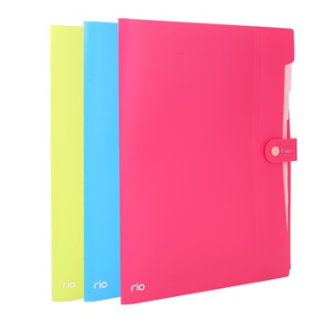 得力Deli 亮彩8層風琴夾 EB40102 A4 混色出貨 X 12個入