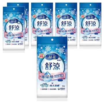 Silcot 絲花 舒涼柔濕巾外出包  1入  6包