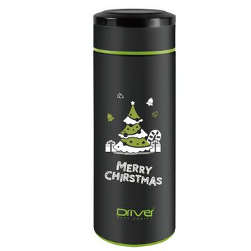 Driver旗艦真空保溫瓶-耶誕樹480ml(附茶網)