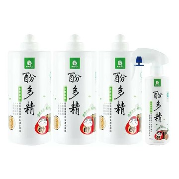 【10%點數回饋】Dawoko 木酢達人 酚多精除臭抗菌液 木酢原味 1公升 X 3入 + 噴霧瓶 200毫升