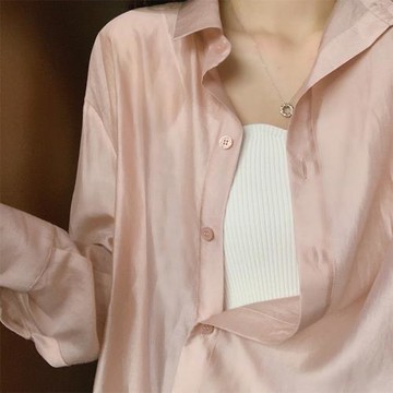 外套女天絲設計感小眾防曬襯衫
