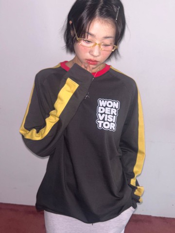 Logo track Raglan LS-T [Charcoal]