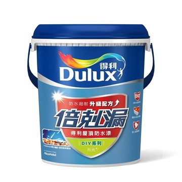 得利 倍剋漏屋頂隔熱防水漆 冰雪白 3.6L
